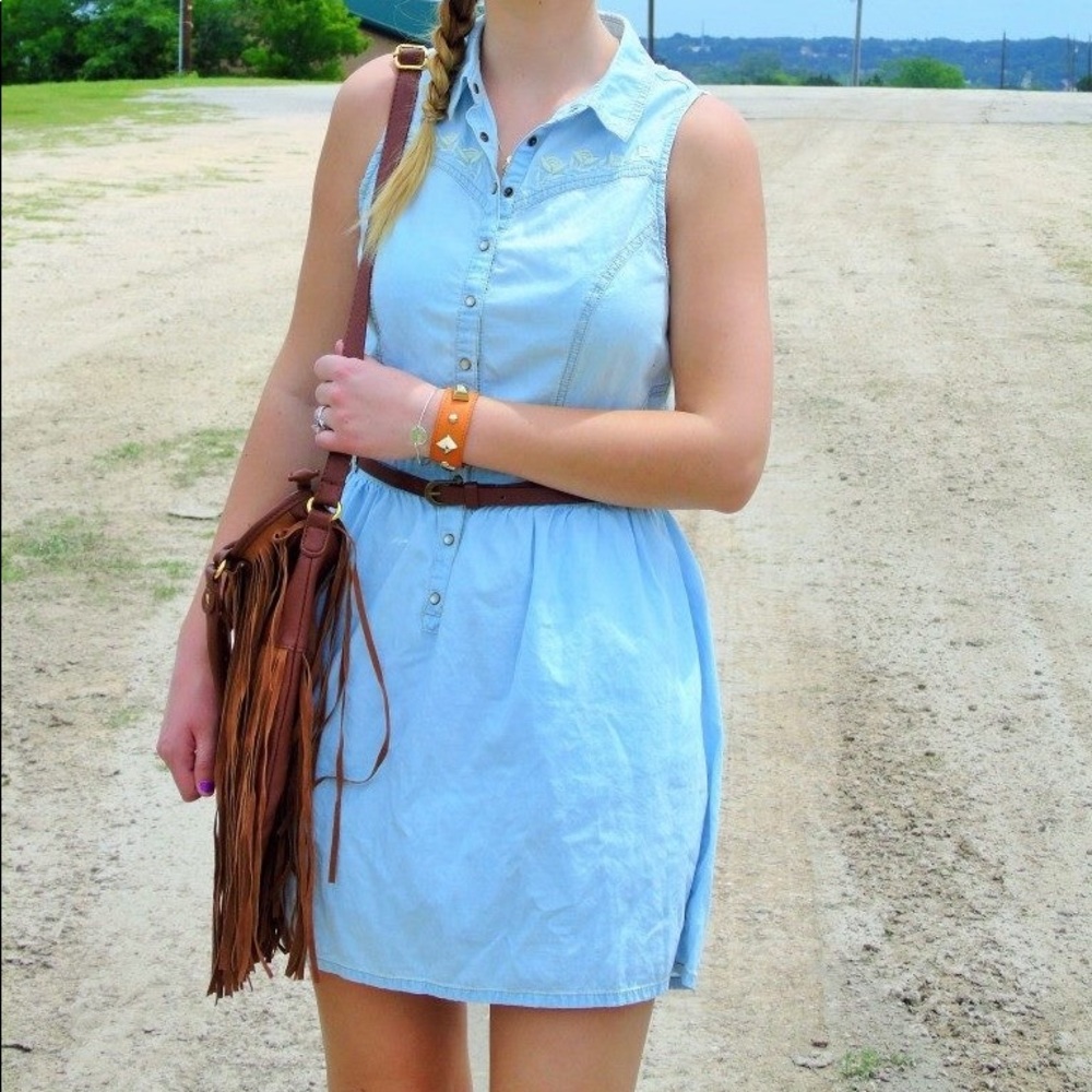 Denim dress